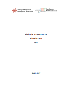 Birillik Azərbaycan Kitabiyyatı – 2016